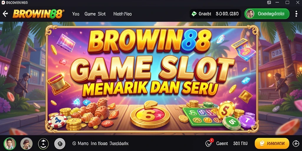 Tampilan menarik dari gameplay Slot BROWIN88.