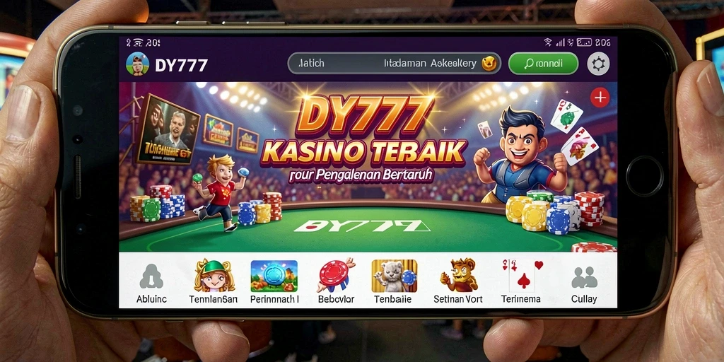 Tampilan gameplay Kasino DY777 yang menarik dan interaktif.