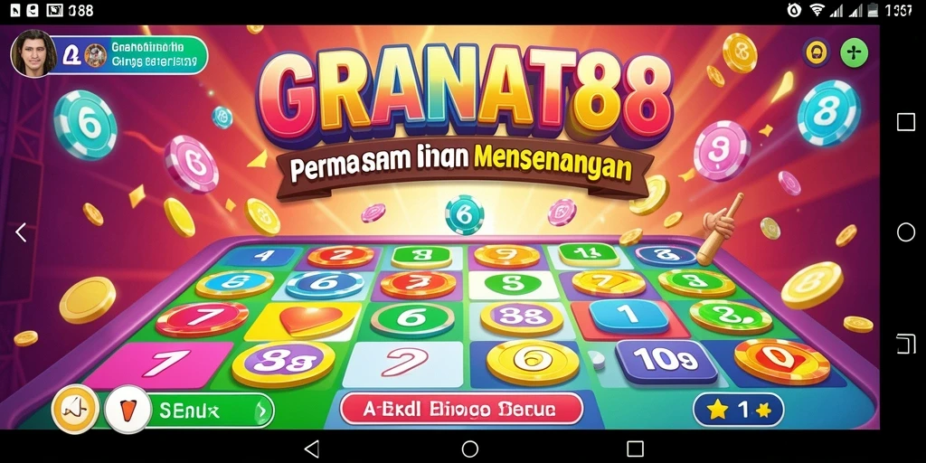 Tampilan gameplay Bingo yang seru dan mengasyikkan di GRANAT88.