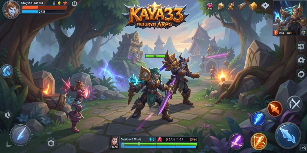 Tampilan gameplay KAYA33 yang menampilkan aksi seru dalam dunia ARPG.
