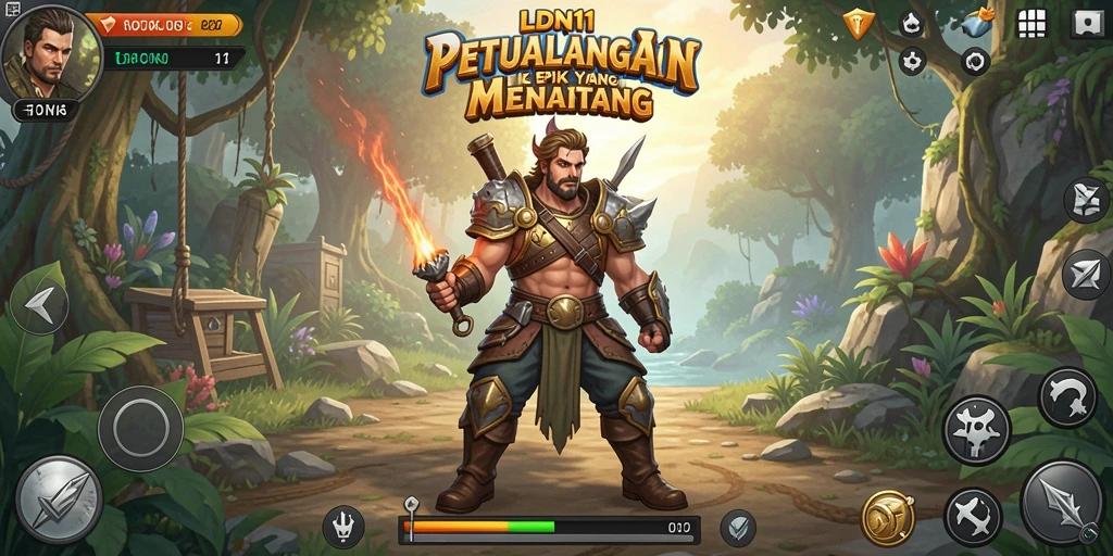 Tampilan menakjubkan dari gameplay LDN11 dalam petualangan yang mendebarkan.