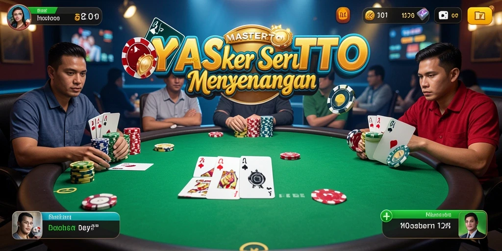 Screenshot gameplay MASTERTOTO yang menampilkan suasana permainan Poker.