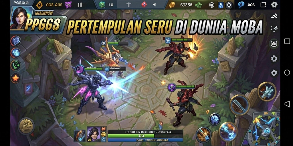 Tampilan gameplay PGG68 yang penuh aksi dan strategi.