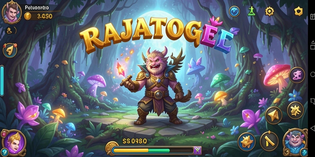 Gameplay RAJATOGEL menunjukkan karakter menjelajahi dunia petualangan.