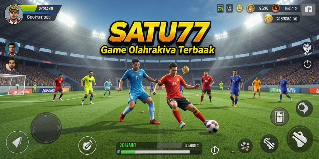 Tampilan gameplay SATU77 yang menarik dan penuh aksi olahraga.