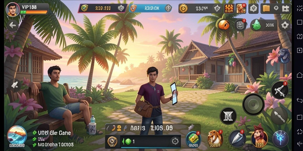 Tampilan gameplay VIP188 yang menarik dan penuh warna.